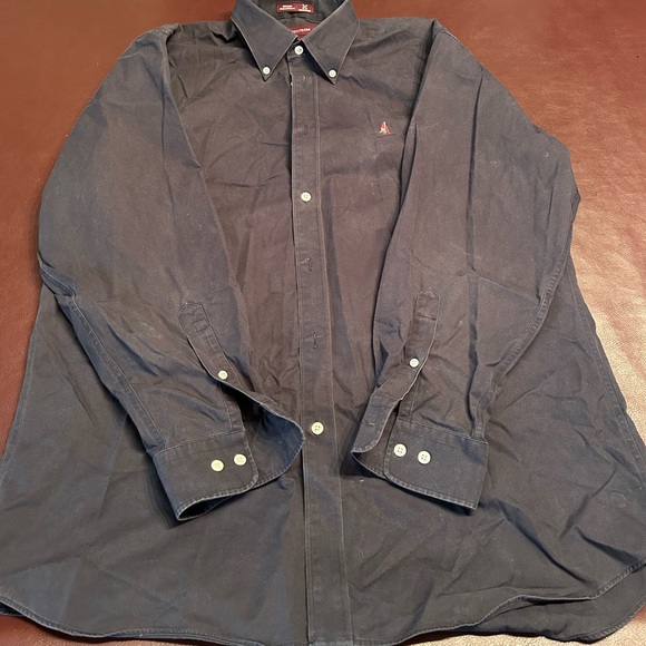 Nordstrom Antique Black Long Sleeve Boat Shirt size Large - Picture 2 of 9